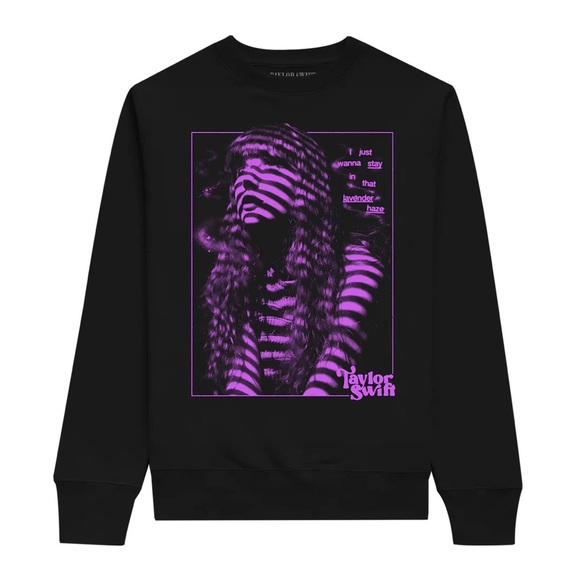 Taylor Swift Tops - Official Taylor Swift Eras Tour “Lavender Haze” crew neck-size S